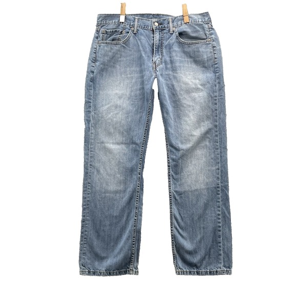 Levi's 559 Jeans Men 34x30 Light Whisker Denim Baggy Y2K Streetwear Workwear 90s - Picture 1 of 12